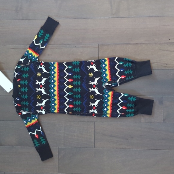 NWT Hanna Andersson 3-6 Month Zip Holiday Sleeper - Picture 7 of 7